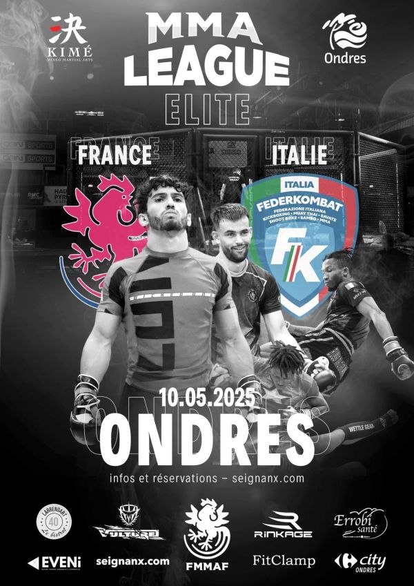 affiche MMA League Ondres